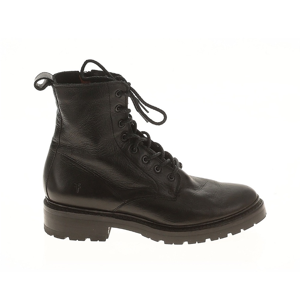 Black Leather Frye Boots